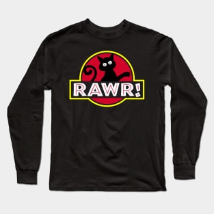 Kitty says RAWR! Long Sleeve T-Shirt